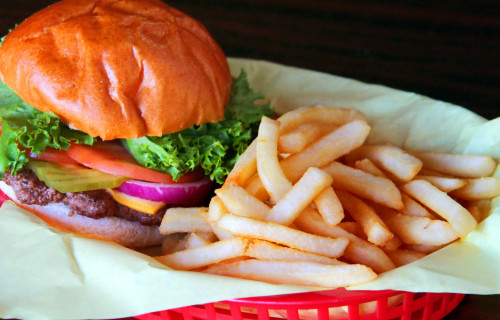 Burger and Fries